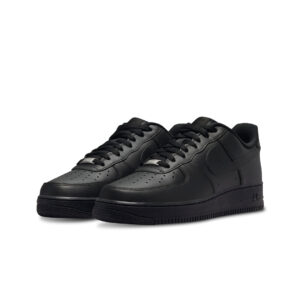 Plain Black Airforce 1's